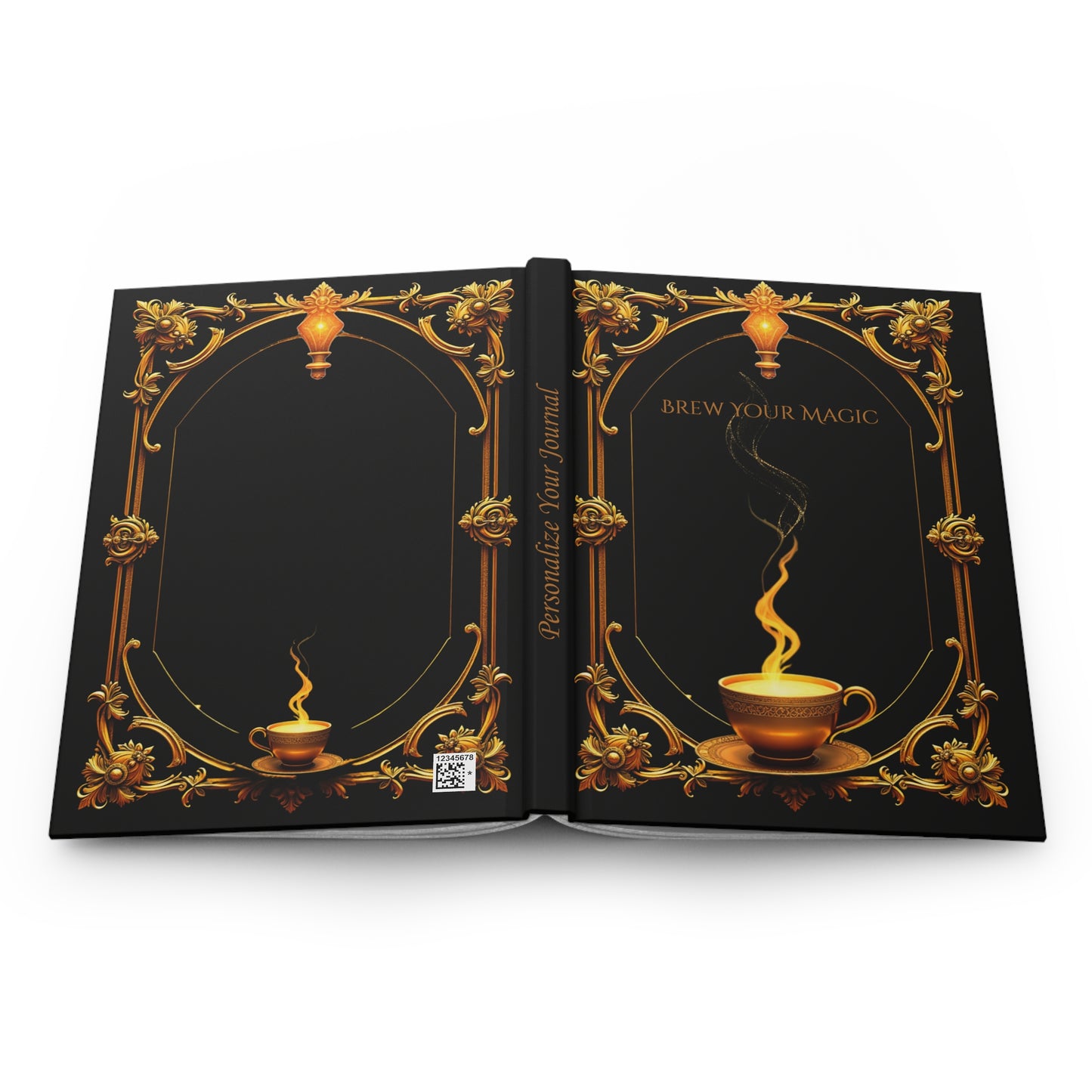 Golden Grimoire: Brew Your Magic – Hardcover Journal