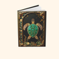 Sea Turtle Journal – Ocean Fantasy Notebook, Gold Filigree Turtle Diary, Personalized Hardcover Journal, Coastal Gift for Ocean Lovers
