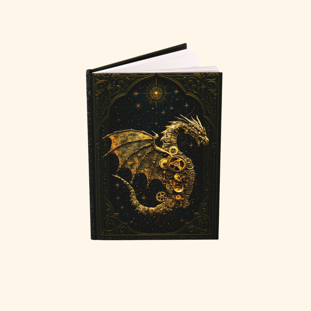 Steampunk Dragon – Hardcover Journal