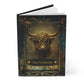 Embossed Look Highland Cow Journal – Rustic Fantasy Writing Notebook