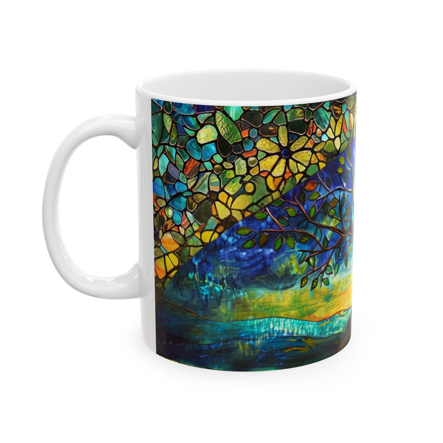 Stained Glass Look Tree of Life – Ceramic Mug
