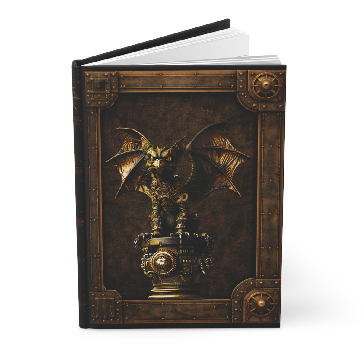 Steampunk Gargoyle – Dark Fantasy Hardcover Journal
