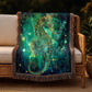 Beaded Look Seahorse – Woven Throw Blanket
