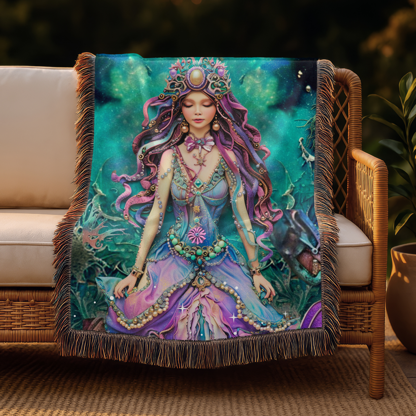 Beaded Look  Amphitrite, Queen of the Sea - Beaded Look