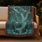 Beaded Look Dolphin – Woven Throw Blanket