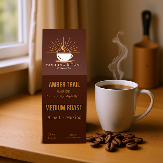 Amber Trail – Brazil & Mexico Medium Roast (Specialty Coffee, 83–86 Ratings