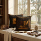 Antiquarian Cabinet of Curiosities Pillow, Dark Academia Throw Pillow, Library Decor Cushion, Museum Style Home Accent