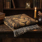 Beaded Look Lion Woven Blanket | Global Artisan Decor