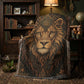 Beaded Look Lion Woven Blanket | Global Artisan Decor