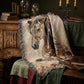 Beaded Look Horse Woven Blanket | Global Artisan Decor