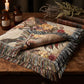 Beaded Look Horse Woven Blanket | Global Artisan Decor