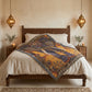 Beaded Look Elephant Woven Blanket | Global Artisan Decor