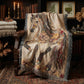 Beaded Look Horse Woven Blanket | Global Artisan Decor