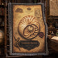 Chambered Nautilus Woven Throw Blanket | Cabinet of Curiosities Decor | Cotton Tapestry | Natural History Gift