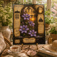 Clematis Tempered Glass Art, Charcuterie Serving Board, Botanical Decor, Clematis Flower Art, Garden Gift