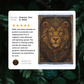 Beaded Look Lion Woven Blanket | Global Artisan Decor