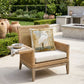 Outdoor Coastal Egret Pillow – Reversible Premium Throw Cushion for Patio, Porch & Lake House