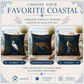 Blue Heron Coastal Pillow, Nautical Throw Pillow, Navy Coastal Cushion, Beach House & Lake House Decor, Coastal Grandma Style