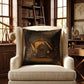 Explorer Cabinet of Curiosities Pillow, Dark Academia Throw Pillow, Library Decor Cushion, Museum Style Home Accent