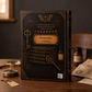 Fossil Ammonite Journal, Personalized Cabinet of Curiosities Hardcover Notebook, Dark Academia Gift