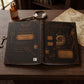 Fossil Ammonite Journal, Personalized Cabinet of Curiosities Hardcover Notebook, Dark Academia Gift