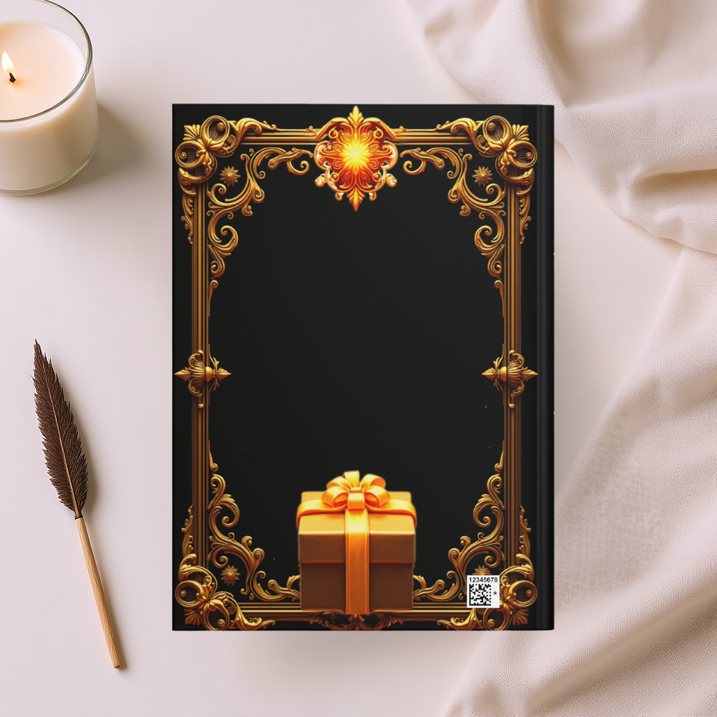 Golden Grimoire: Unwrap Your Dreams – Hardcover Journal
