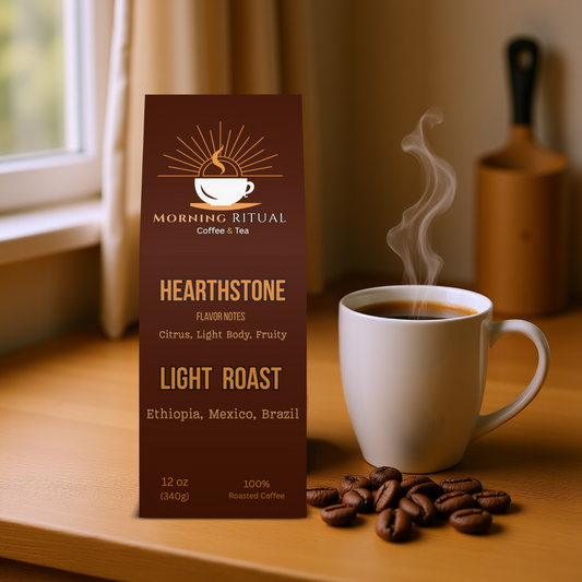 Hearthstone – Ethiopia, Mexico & Brazil Light Roast (Specialty Coffee, 83–87.5 Ratings)