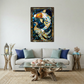 Koi Fish – Stained Glass Style Metal Wall Art