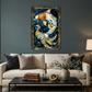 Koi Fish – Stained Glass Style Metal Wall Art
