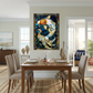 Koi Fish – Stained Glass Style Metal Wall Art