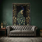 Beaded Look Peacock Woven Blanket | Artisan Global Boho Decor