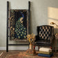 Beaded Look Peacock Woven Blanket | Artisan Global Boho Decor