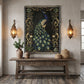 Beaded Look Peacock Woven Blanket | Artisan Global Boho Decor