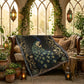 Beaded Look Peacock Woven Blanket | Artisan Global Boho Decor