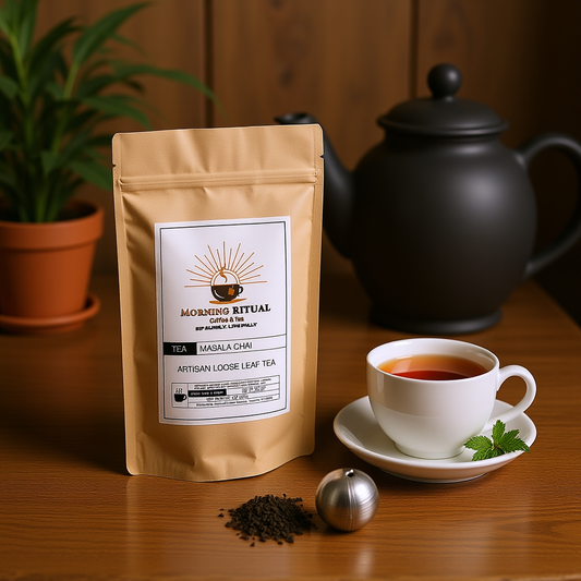 Masala Chai Loose Leaf Tea – Spiced Black Tea Blend with Cloves & Cardamom (3oz)