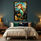 Mermaid – Stained Glass Style Metal Wall Art