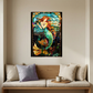 Mermaid – Stained Glass Style Metal Wall Art