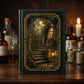 Moonlit Stone Staircase Journal – Personalized Vintage-Inspired Garden Hardcover Notebook