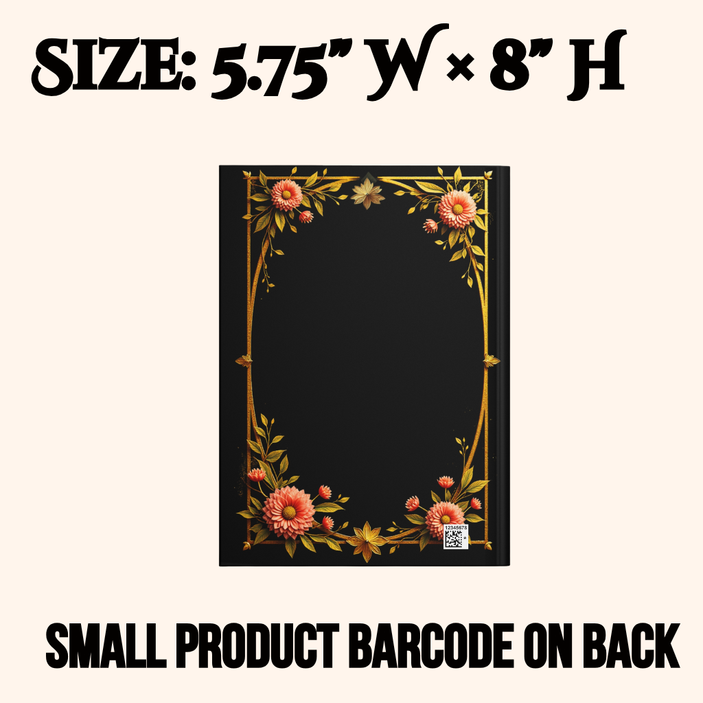 Golden Grimoire: Moonlit Dreams – Hardcover Journal