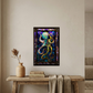 Octopus – Stained Glass Style Metal Wall Art