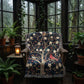 Cozy Songbird Blossom Woven Blanket | Cottage Bird & Floral Throw