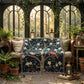 Cozy Songbird Blossom Woven Blanket | Cottage Bird & Floral Throw