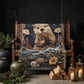Cozy River Otter Woven Blanket | Woodland Stream Cottage Throw