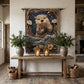 Cozy River Otter Woven Blanket | Woodland Stream Cottage Throw