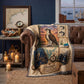 Osprey Woven Throw Blanket | Coastal Bird Decor | Cotton Tapestry Throw | Naturalist Journal Gift