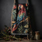 Beaded Look Scarlet Macaw Woven Blanket | Cozy Creature Decor