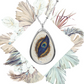 Peacock Feather Necklace – Bohemian Teardrop Pendant with Golden Flourish | Symbolic Nature-Inspired Jewelry for Free Spirits