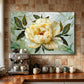 Peony Metal Kitchen Backsplash Panel, Stained Glass Inspired Wall Art