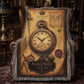 Pocket Watch Woven Throw Blanket | Cabinet of Curiosities Decor | Cotton Tapestry | Vintage Timepiece Gift