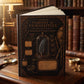 Raven Feather Journal, Personalized Cabinet of Curiosities Hardcover Notebook, Dark Academia Gift
